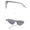 Women's sunglasses, men's and women's fashion metal one-piece cat's eye sunglasses