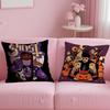 Classic Band Ghost Cushion Cover Soft  EasyWash Pillow Case  Versatile for Couch Bed Travel and Office