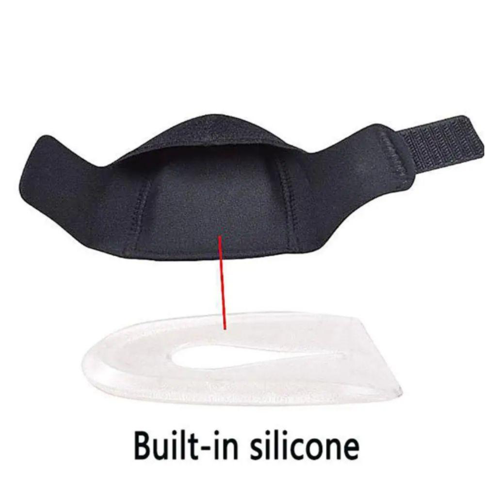 Adjustable Straps Silicone Heel Pads Shock Absorption Support Cushion Fasciitis Protector Gel Material Heel Socks