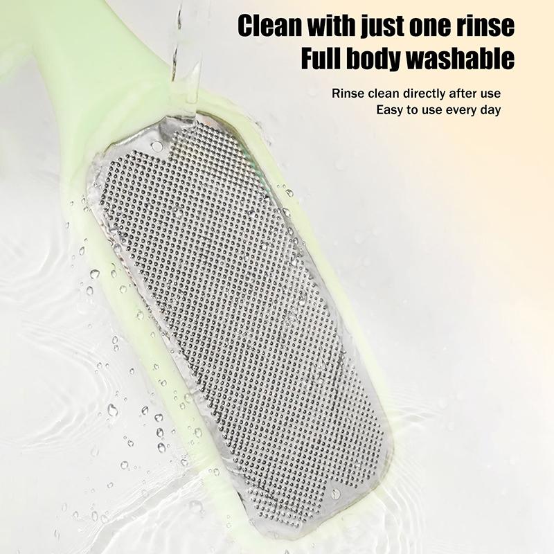 1Pcs Pedicure Foot File Tools Professional Dead Skin Callus Removal Stainless Steel Ergonomic Handle For Smooth Feet