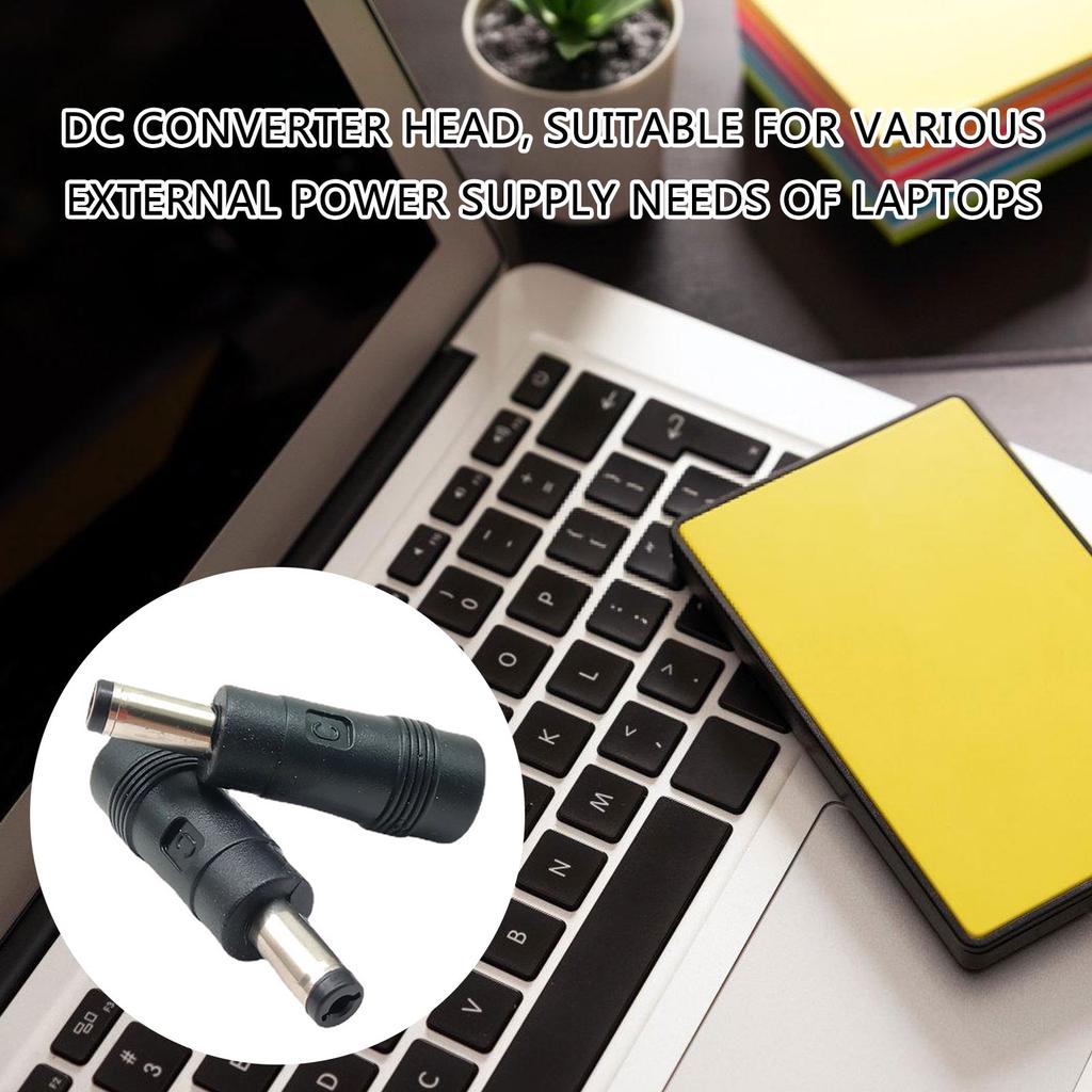 Złącze konwertera ładowania DC4.0x1.7mm do DC5.5x2.1mm żeńskie do męskiego do zasilacza laptopów