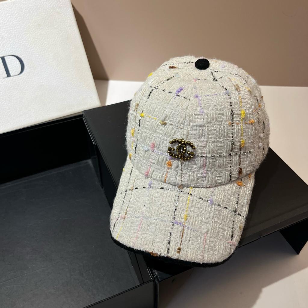 French Small Fragrant Wind Woven Cap Autumn Foreign Style Cap Street Shot Casual Sports Cap