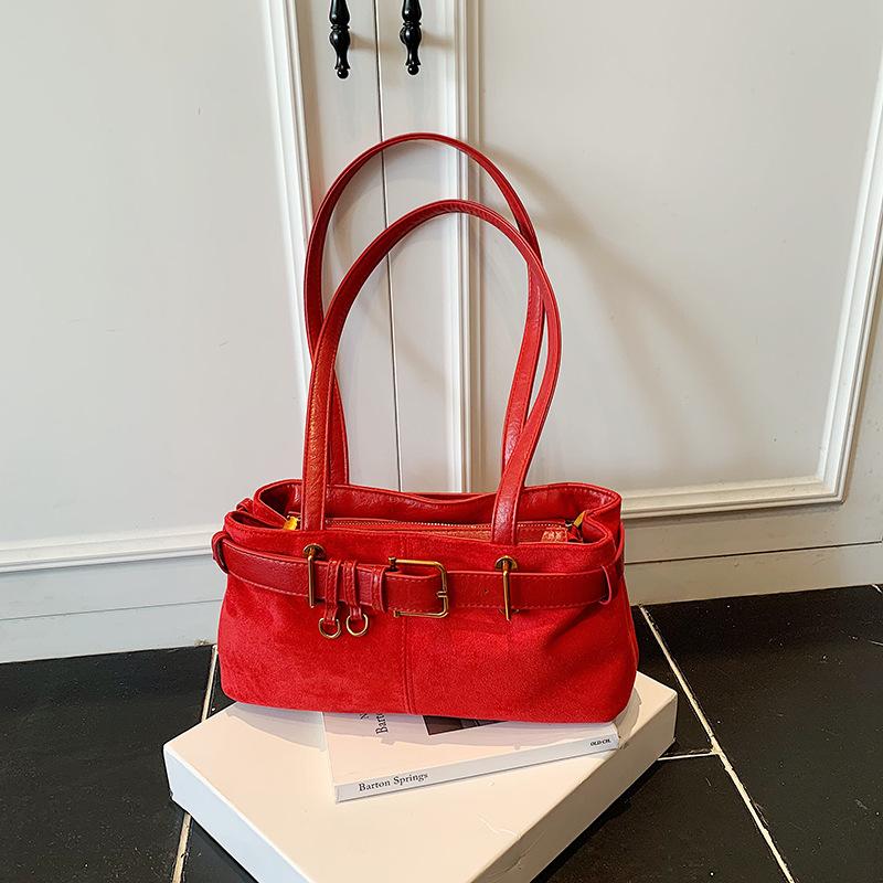 Niche design high-end commuter shoulder bag women's new autumn and winter retro versatile underarm bag