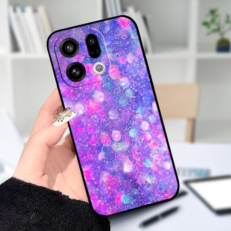 Für OPPO Find X9 X9Pro Hülle Weiches Silikon Schwarzes TPU Schutz-Rückseite Für OPPO FindX9 X 9Pro Handyhülle Stoßfester Stoßfänger