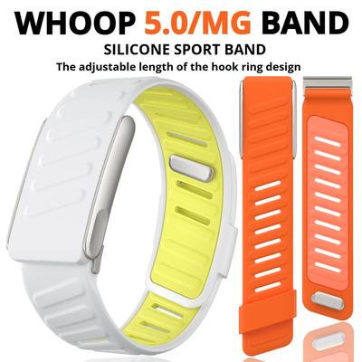 Sport Silicone Watch Strap For WHOOP 5.0 ECG-MG Wristband Watch Band Bracelet for Whoop 4.0/5 0 Breathable Replacement Band Accessories