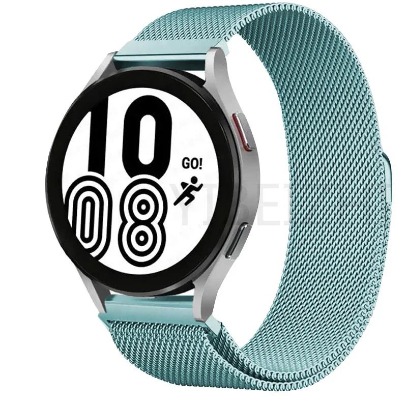 Mailänder Armband für Samsung Galaxy Watch 7 6 5 4 44mm 40mm Magnetisches Metallarmband 22mm 20mm Armband Galaxy Watch 4/6 Classic
