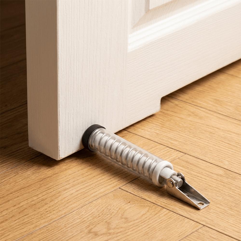 Anti-Pinch Pneumatic Door Closer Automatic Rebound Spring Return Device  Light Medium Wooden Doors