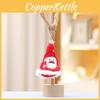 Santa Christmas Tree Hat Plush Keychain Toy Cartoon Decorations Doll Pendant
