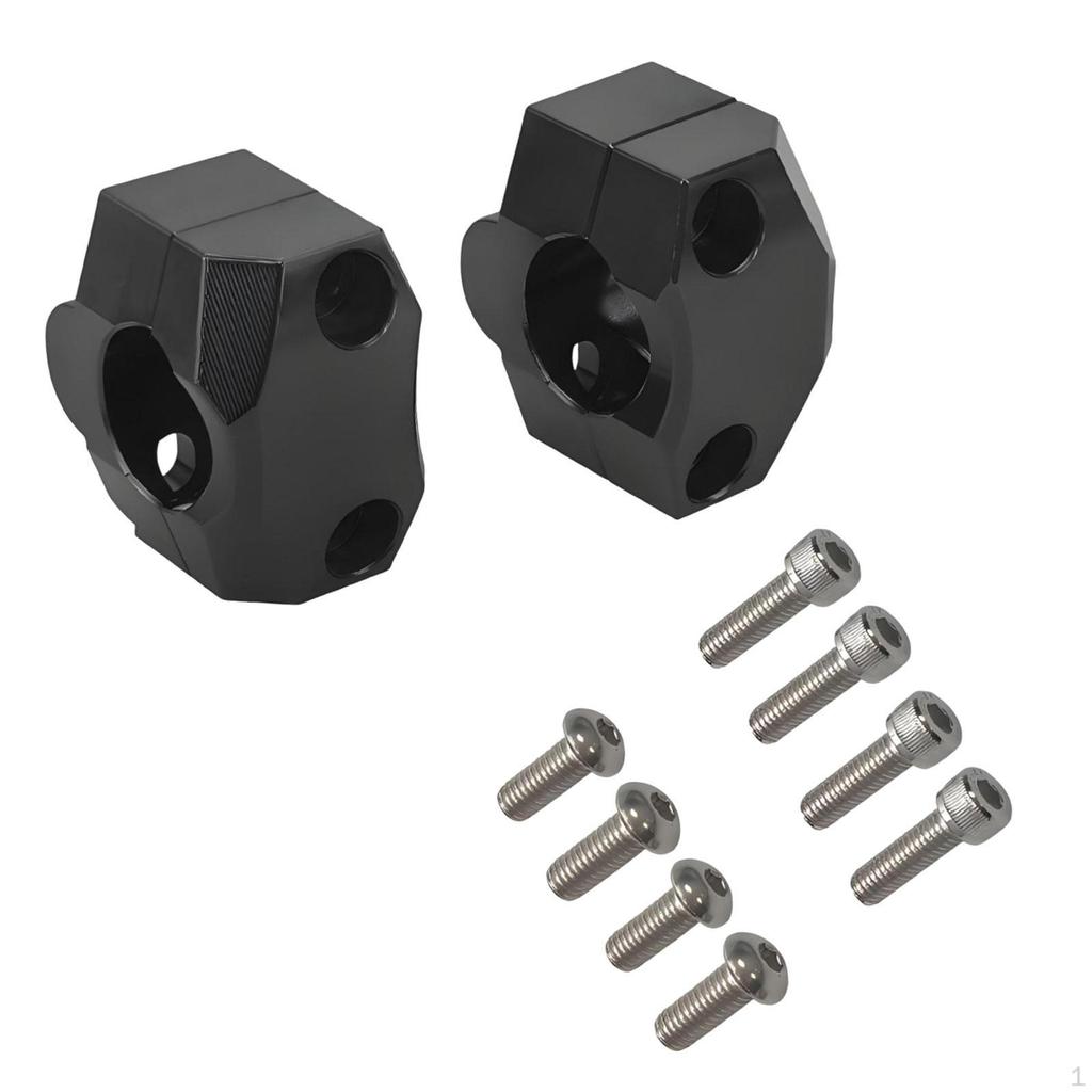 Aluminum Alloy Handlebar Riser, Mount Clamp for Motorbike and ATV