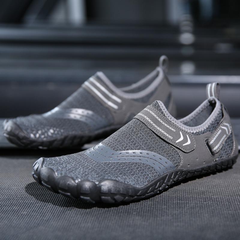 Indoor Fitness Shoes Men's and Women's Rope Shoes Silent Treadmill Shoes Gym Training Yoga Five-finger Sneakers