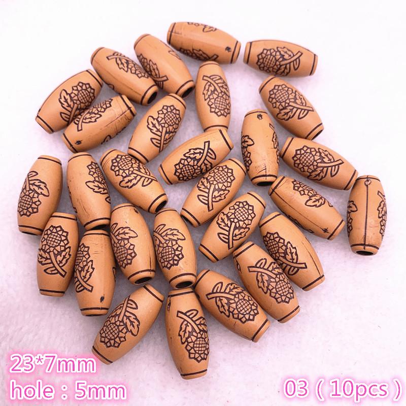 10-100pcs Imitation Retro Acrylic Beads for Jewelry Making DIY Children Handmade Bracelets Necklace