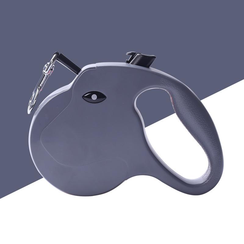 5M Long A Multi Color Cat Dog Head Shaped Pet Leash With Adjustable Length Durable Sturdy And Easy To Grip