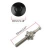 2x Universeller Auto Druckknopf Motorhauben-Pin Verschluss-Clip Universal Auto Schnellverschluss für Riegelhauben Außenteil Zubehör