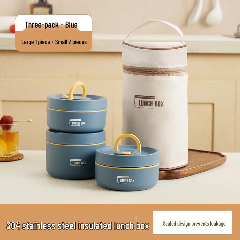 Stainless Steel Insulated Lunch Bento Box with Lid for Students and Office Workers