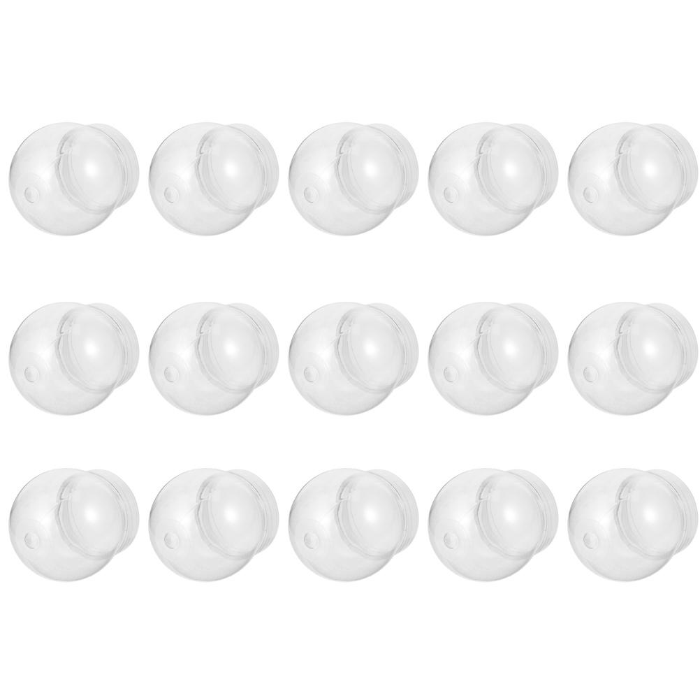 15 bucăți globuri de apă limpede cu capac deșurubat globuri de zăpadă goale pentru realizarea recuzită globuri de zăpadă kit globuri de zăpadă DIY glob de apă