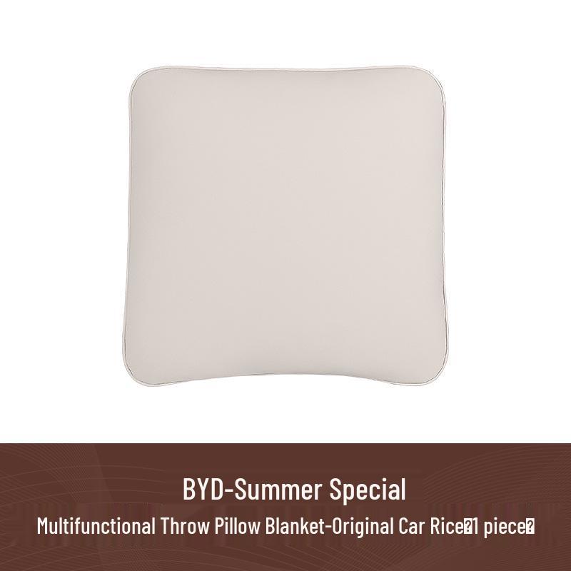 

BYD Xia Комбо подушка и плед для салона автомобиля двойного назначения - Всесезонная подушка и спинка.