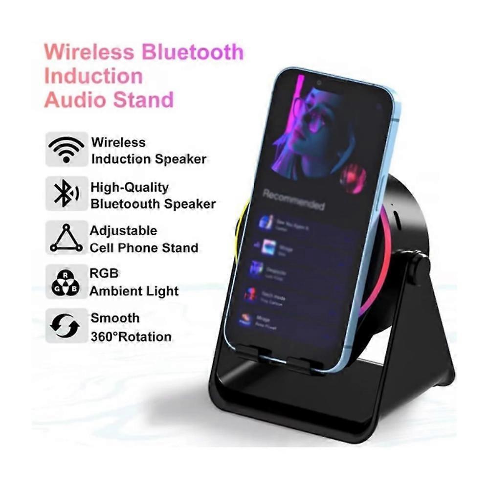4-in-1 360° Rotating Bluetooth Speaker Stand