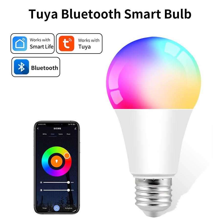 

Tuya Smart LED Bulb ZigBee WiFi Bluetooth 85-265V E27 15W RGB Lamp Smart Life APP Control Dimmable Timer Function Group Control 15w&Yes