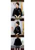 Elegant Gold Velvet Embroidered Qipao Shawl Women's Short Jacket