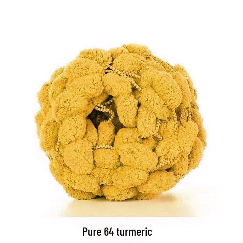 Bean Bean Hand-Knitted Thick Yarn Ball for DIY Projects: Large Ball for Carpets, Cushions, and Woven Blankets