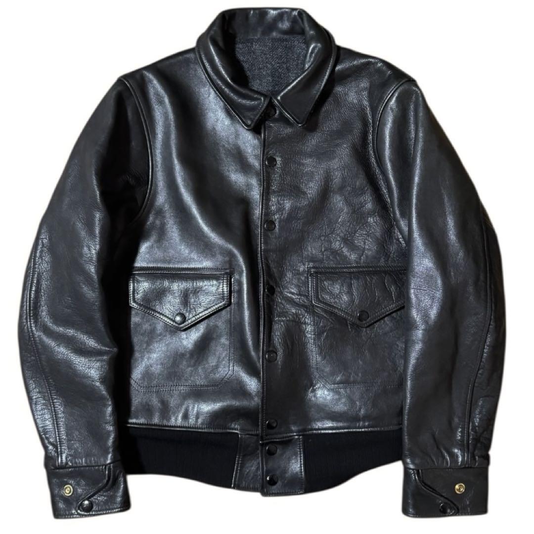 

[USED] Waste Twice A-1 Reversible Horsehide Jacket, List Price: ¥139,000