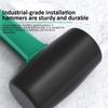 Hi-Spec Double Face Rubber Hammer Practical Multifunction Double-Sided Rubber Hammer Non-Slip Handle for Installation/DIY