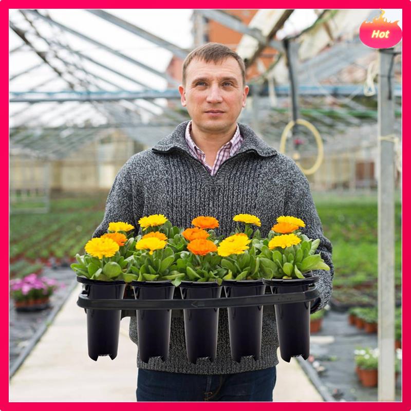 

30Pcs Plastic Deep Plant Nursery Pots, Thick Stable Tall Tree Pots, Reusable Tall Seedling Plant Container Pots, Deep чорний