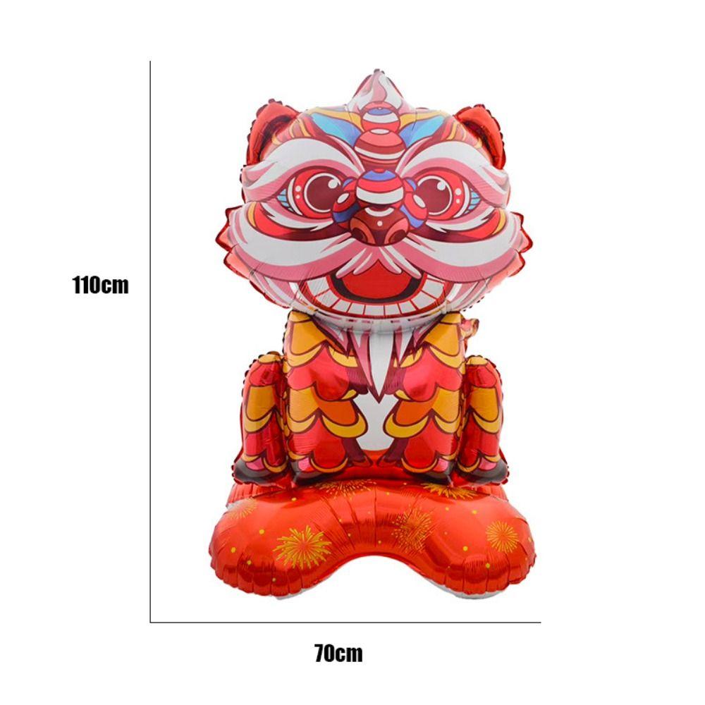 Chinese Style Chinese New Year Balloon Decorative Maroon Blessing Bag Balloons  Spring Festival