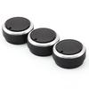 SNZ Toyota Vitz Air Conditioner Dial Switch AC Knob Panel Aluminum Ring Replacement for Toyota Vitz 3 Piece Set