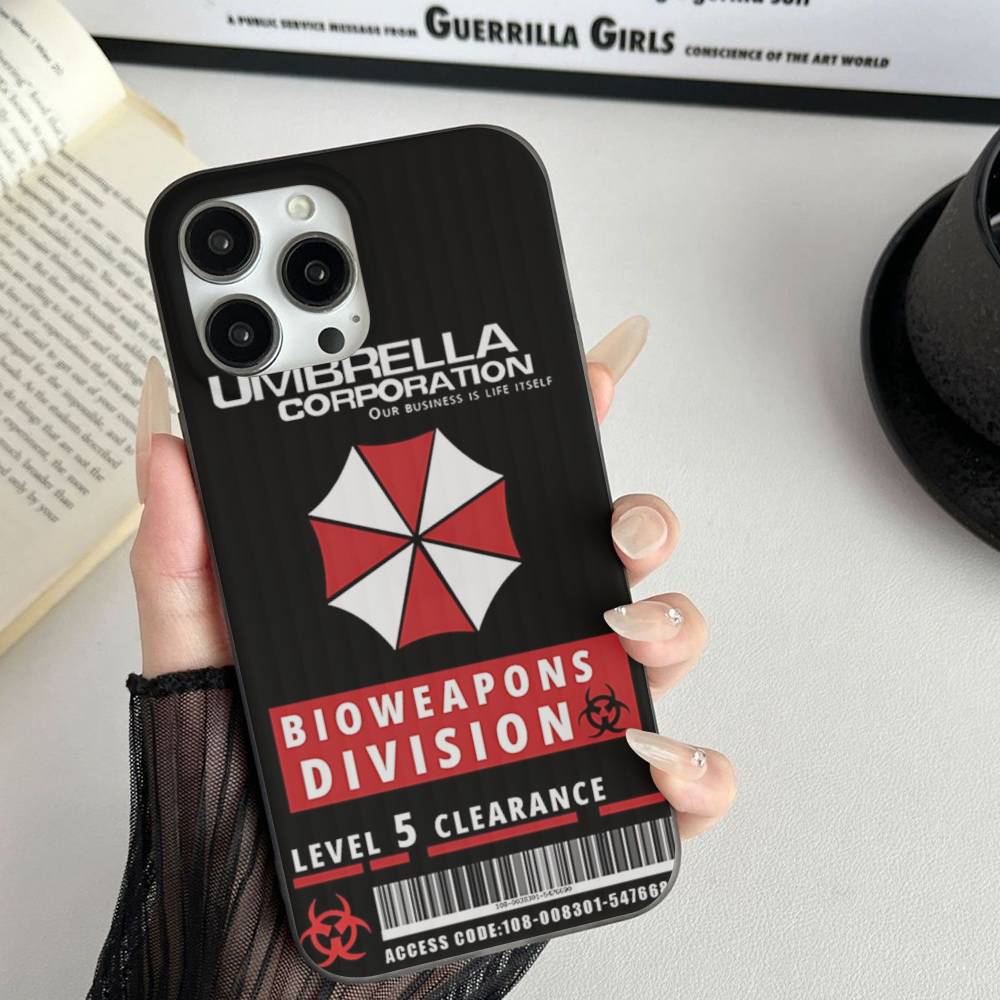 

Movie U-Umbrella C-Corporation Logo For IPhone 16 15 14 13 12 11 17 Pro Max Plus Wave Corrugated Phone Case Anti Drop Cover iPhone 16 plus