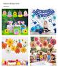 Blue Ocean 3D Folding Fan & Star Pendant Decoration Set for Kids' Birthday Party