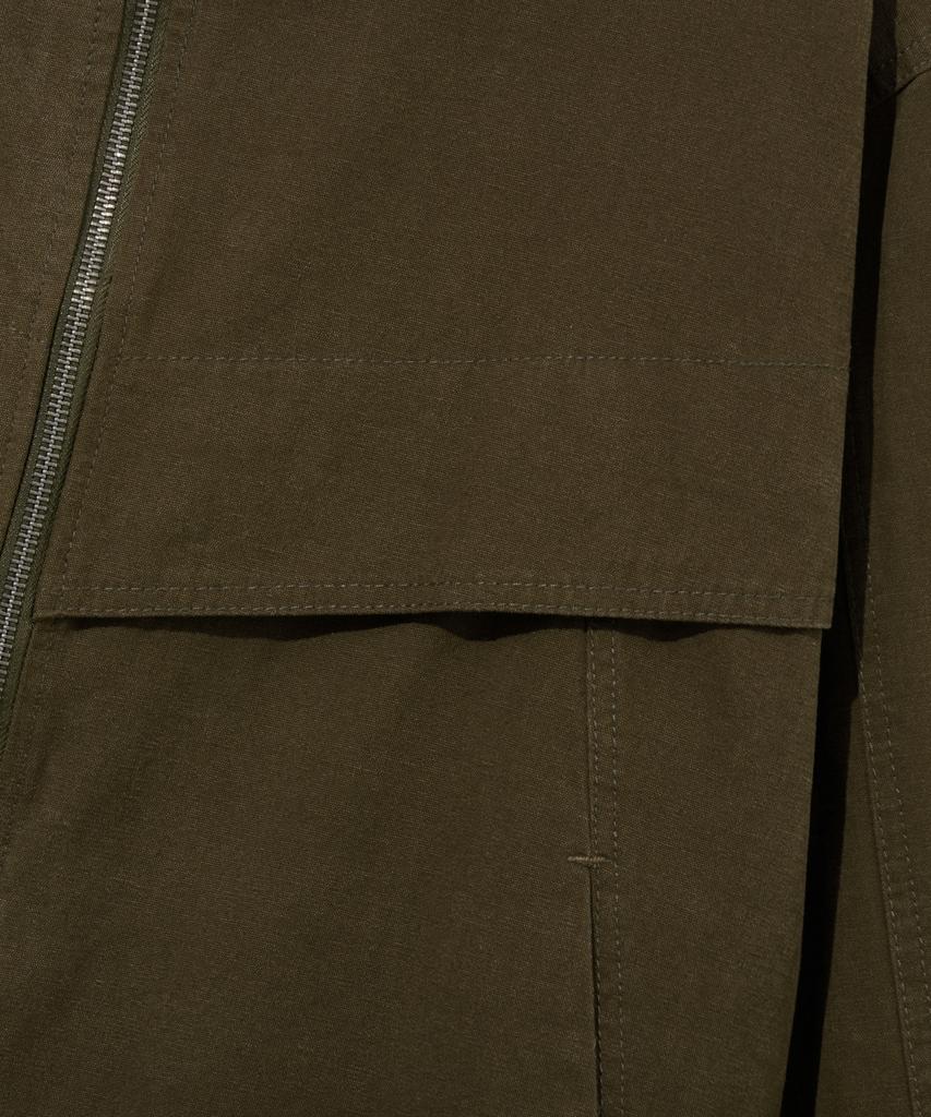 AGOD Washed Canvas Hooded Jacket [Brown]