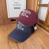 Small Face Old Embroidered Cap Women's New Baseball Cap Summer Soft Top Commuter Casual Sun Hat