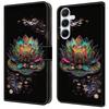 For Samsung Galaxy A05s 4G Case Pattern Printed Protective Cover TPU+PU Leather Flip Phone Case