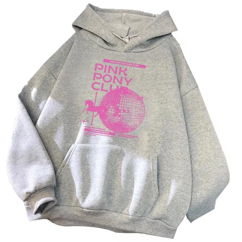 Худи Chappell Roan Pink Pony Club, подарок для фаната Chappell Roan, пуловер в стиле Харадзюку, толстовка с капюшоном, промо-акция Bape. S