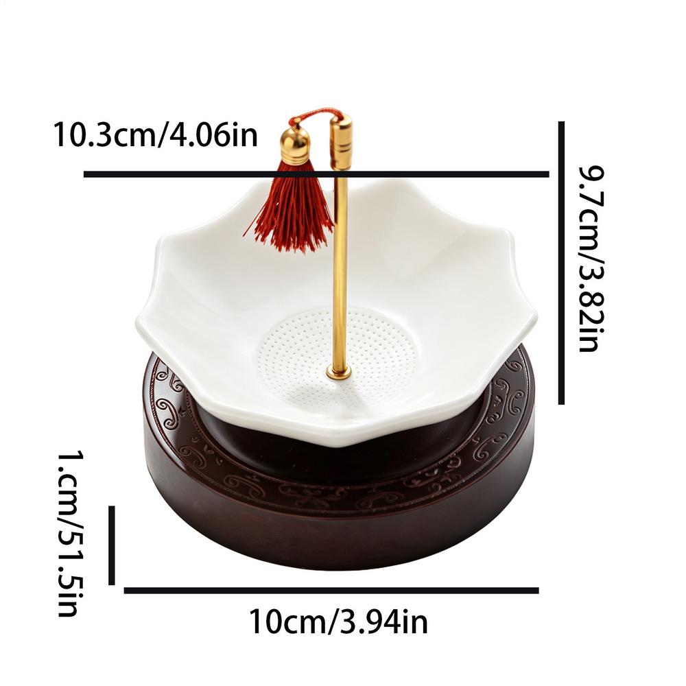 Creative Handmade Rotating Umbrella Tea Filter Tea Set Anti Scalding Tea filtration efficient separation Elegant design Ornament