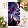 Demon Slayer Soft Beach Towel Stylish Beach Pool Towel for Summer Seaside Vacation Travel