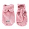 Cute Pet Hoodie with Bear Ears Plush Fleece Warm Dog Clothes for Cats and Small Medium Dogs Cozy Winter Outfit for Puppy Kitten