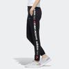 Adidas Neo Logo Slim Fit Casual Sports Pants Women Bottoms Black FU0218