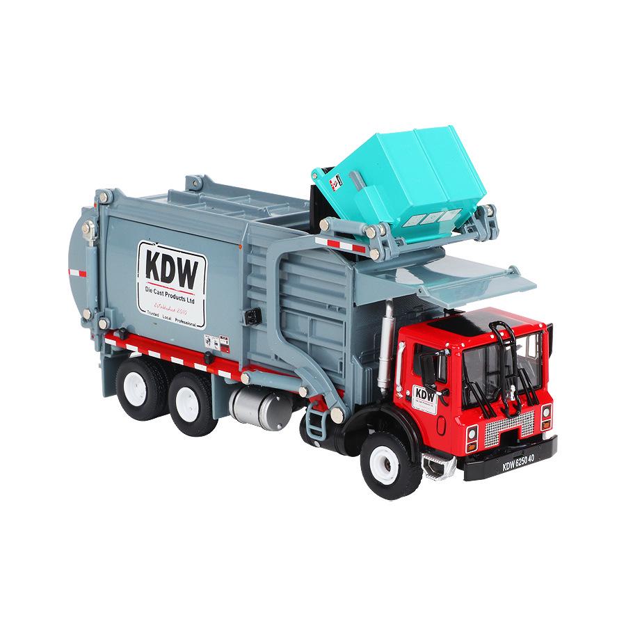 Cadywell 1:24 Garbage Sorting & Disposal Truck Model Toy, Alloy Material