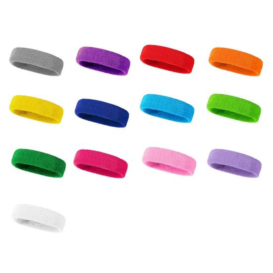 Sports Headband Quick Sweat Absorbing Headband Elastic Anti-Slip Breathable Hairband for Running Tennis Basketball