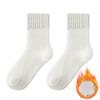 Womens Winter Warm Socks Thicken Thermal Socks Wool Cashmere Socks Snow Sweet Soft Cotton Knitted Room Floor Sleep Socks