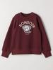 Ships Colors TeddyBear Sweatshirt, Sizes 80-130cm, 232050016, Wine, 110cm