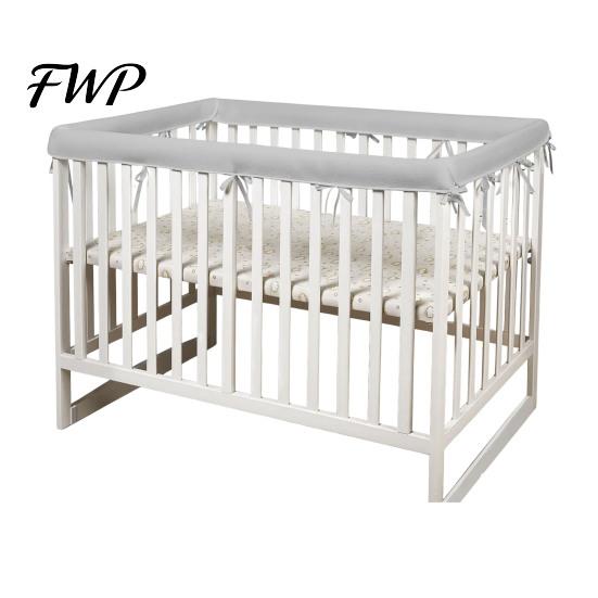 Baby Collision Prevention Rail 1 Set Breathable Mesh Crib Cover, Soft Teething Protector for Safety Rails, Thick Pad Toddler Bed, Edge Guard