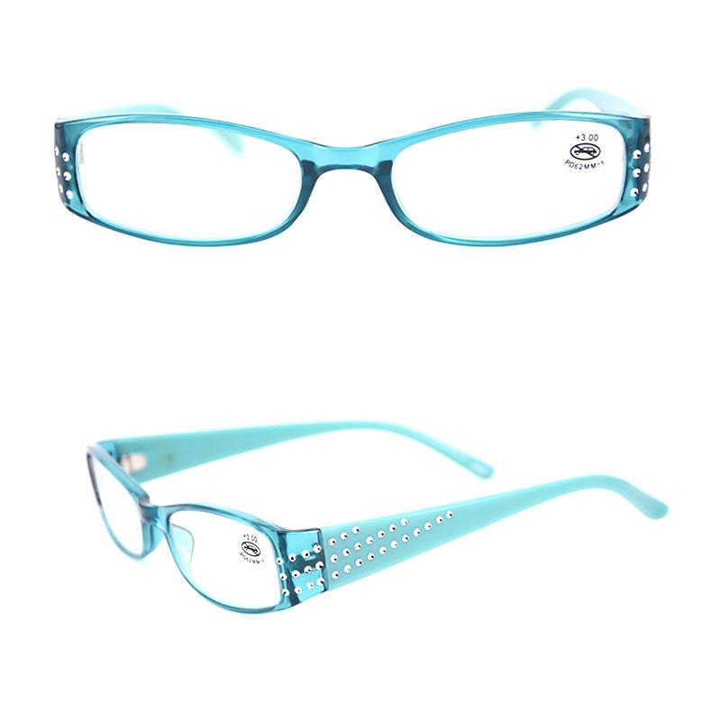 Fashion Reading Glasses Women Diamond Resin Reading Eyeglasses Ladies High-end Rhinestone Glasses Eyewear