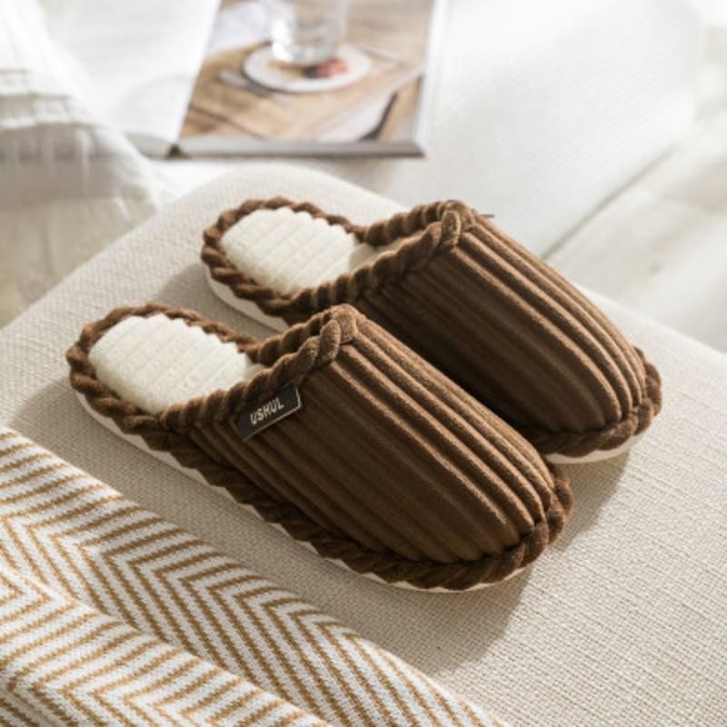Cotton Shoes and Slippers Are Anti-slip Indoors and Keep The Furry Home Warm