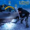 Multifunctional LED Beanie Hat USB Rechargeable Headlight for Winter Outdoor Activities Night Running Safety Light