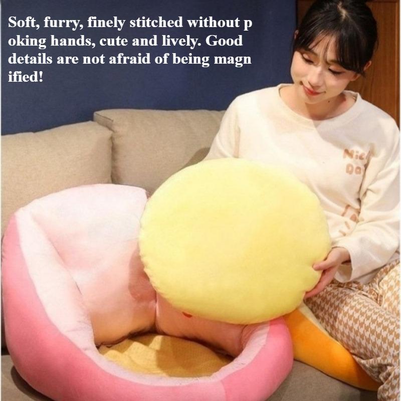 Japanese Cute Large Floor Cushion Warm Winter Pad Soft Non-Slip Tatami Seat for Lazy Sofa Reading Watching TV At Home