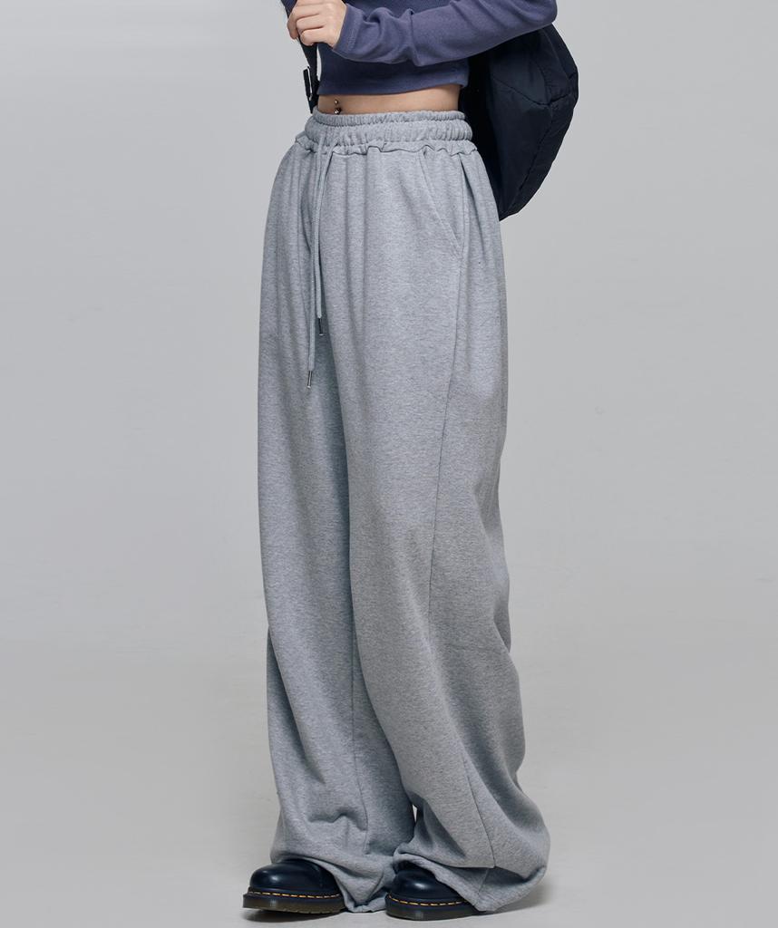 CHICKS Rowa Side Wide Pants Melange