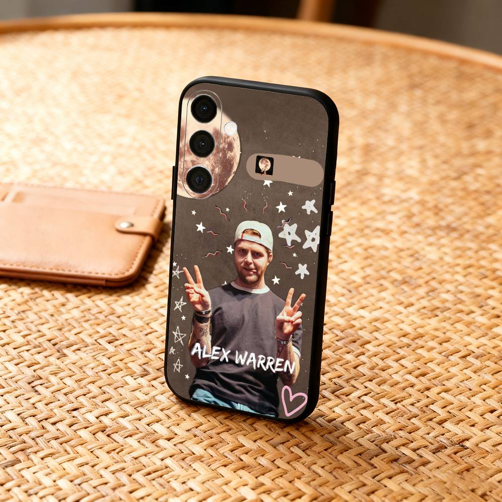 A-Alex Warren Singer Phone Case For Samsung  A73,72,71,A52,51,40,41,A22,A32,31,A13, Soft Black Shell